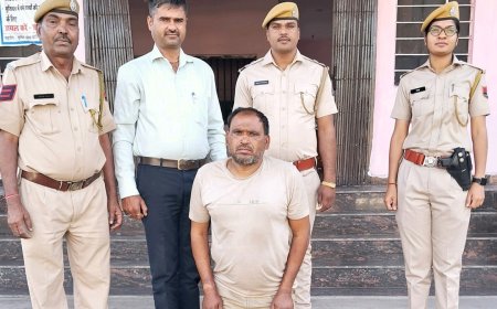 50 हजार रुपये का इनामी बदमाश गिरफ्तार