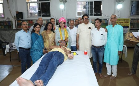 रक्तदान समाज सेवा का महत्वपूर्ण हिस्सा