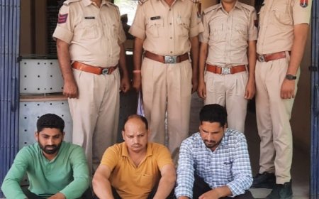 नशीली दवाइयों का पाउडर सप्लाई करने आए हरियाणा के तीन बदमाश गिरफ्तार*