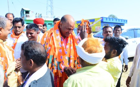 एक दर्जन से अधिक स्थानों पर जनसभाएं कर भाजपा के पक्ष में मतदान करने की अपील