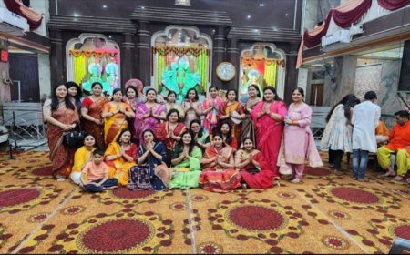 हरीगढ़ महिला मडंल द्वारा भजन संध्या आयोजन