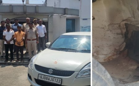 कर के गुप्त चैंबर से 20 लाख कीमत का 2 किलो अफीम का दूध बरामद