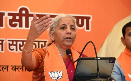 भाजपा का संकल्प पत्र विकसित भारत 2047 का विजन पत्र — निर्मला सीतारमण