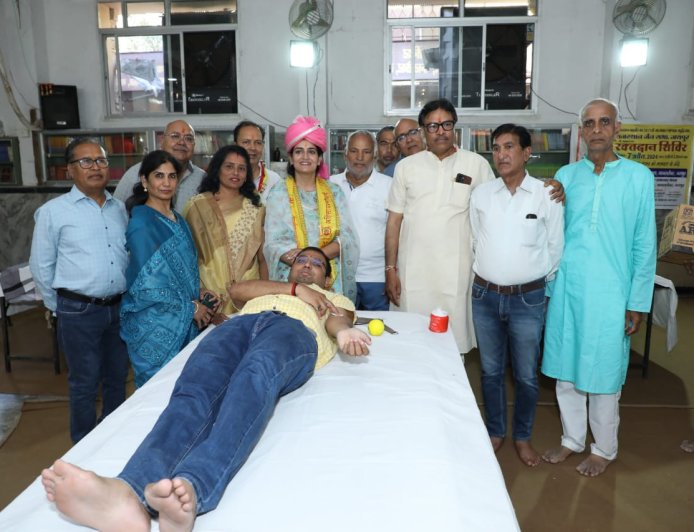 रक्तदान समाज सेवा का महत्वपूर्ण हिस्सा