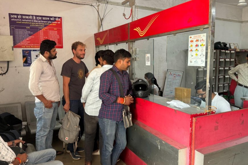 जयपुर जीपीओ बल्क डाक और फॉरेन डाक बुकिंग के लिए भी विशेष काउंटर