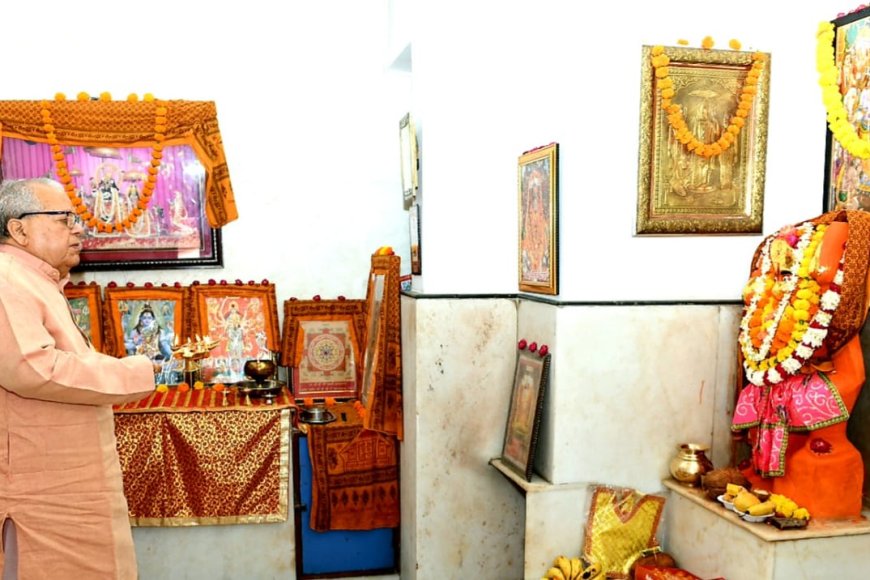 राज्यपाल  ने हनुमान जन्मोत्सव पर हनुमान जी की पूजा-आरती की