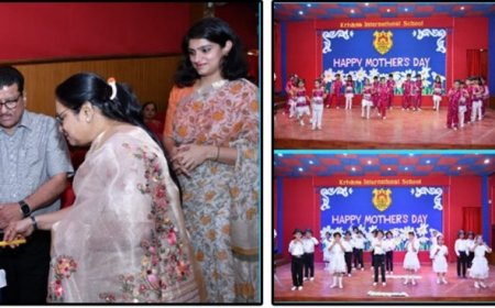 कृष्णा इण्टरनेशनल स्कूल में हुआ मातृ दिवस का आयोजन