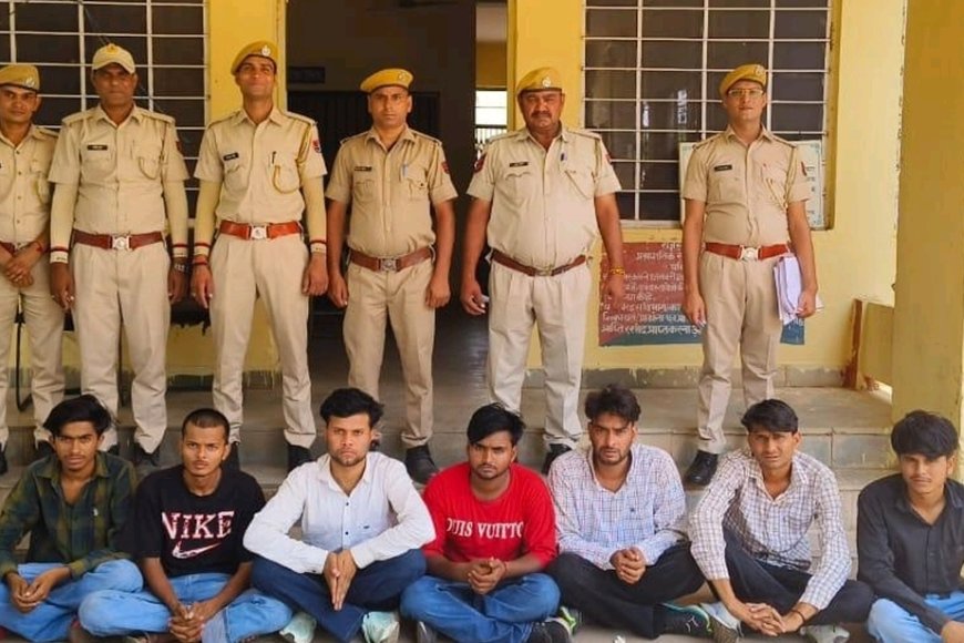 सात साइबर ठगों को किया गिरफ्तार