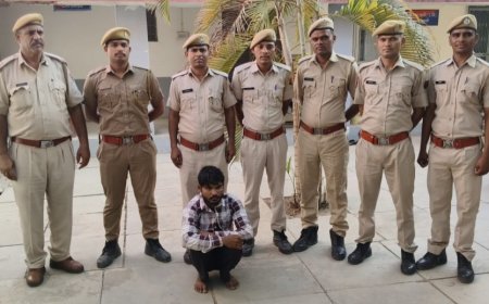 राजस्थान तथा मध्य प्रदेश के 6 थानों में वांछित अभियुक्त गिरफ्तार