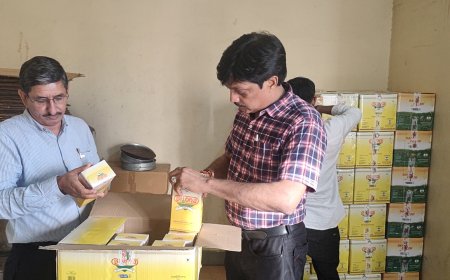 मिलावट के खिलाफ अभियान— 887 लीटर घी सीज, 2 सैम्पल लिए