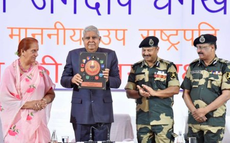 सीमा सुरक्षा बल के जवान हर पल अपने मोटो “जीवन पर्यन्त कर्तव्य” को कर रहे हैं चरितार्थ —उपराष्ट्रपति