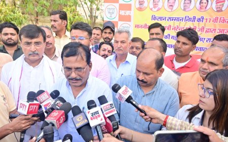 भाजपा की बैठक में संगठनात्मक संरचना और विषयों पर विस्तार से हुई चर्चा