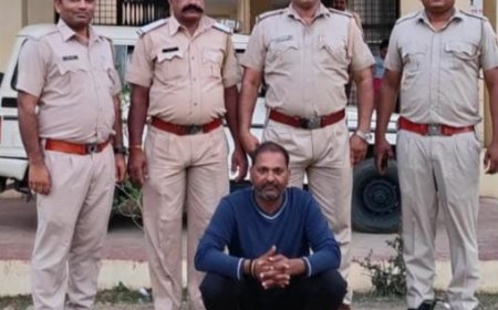 जेल से अंतरिम जमानत से फरार वांछित आरोपी गिरफ्तार