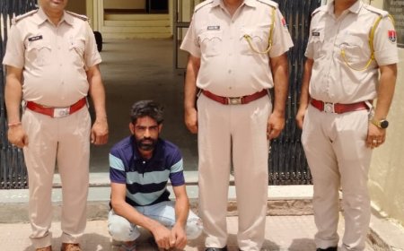 वारदात की फिराक में लोडेड पिस्टल लेकर खड़े बदमाश को किया गिरफ्तार