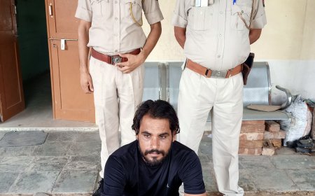 10 लाख कीमत के 20 किलो गांजा तस्करी में पकड़ा