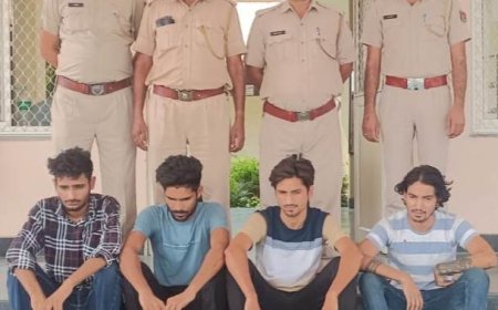 राहगीर व दुपहिया वाहन चालकों से लूट गिरोह का खुलासा