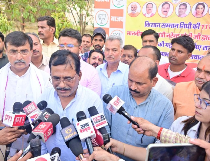 भाजपा की बैठक में संगठनात्मक संरचना और विषयों पर विस्तार से हुई चर्चा