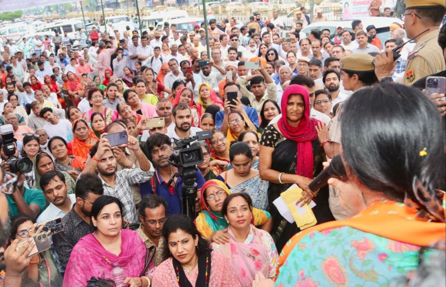 उपमुख्यमंत्री दिया कुमारी ने किया सीकर रोड ड्रेनेज प्रोजेक्ट का शिलान्यास