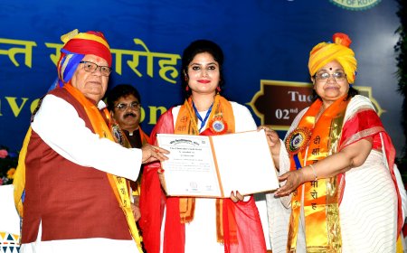 कोटा विश्वविद्यालय का 10वां दीक्षांत समारोह आयोजित