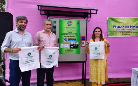 नगर निगम ग्रेटर ने 3 स्थानों पर लगायी क्लॉथ वेडिंग मशीन