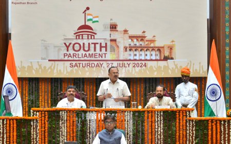 राजस्थान विधानसभा में युवा संसद कार्यक्रम