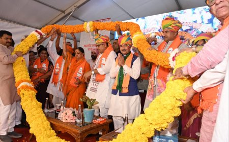 राजस्थान भाजपा प्रदेश अध्यक्ष  पदभार ग्रहण समारोह