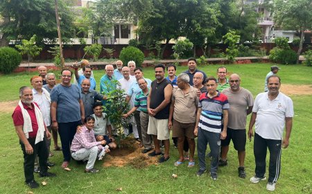 एक पौधा माँ के नाम अभियान में किया पौधारोपण