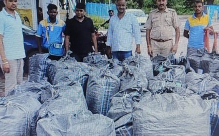 एंबुलेंस की आड़ में मादक पदार्थ की तस्करी