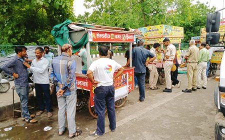 नगर निगम ग्रेटर सतर्कता शाखा ने  वसूल किया 12 हजार रूपये कैरिंग चार्ज