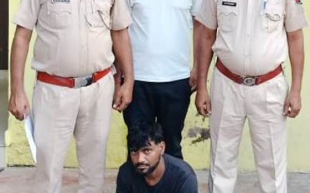 पत्नी की हत्या के आरोपी पति को 18 घण्टों में किया गिरफ्तार