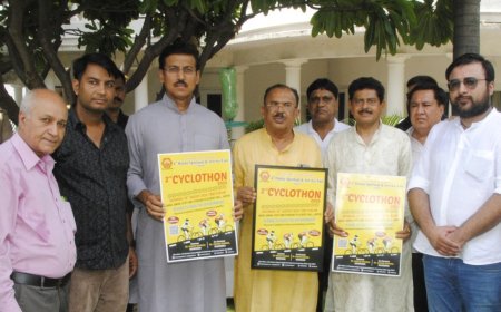 देवनानी ने साइक्लोथॉन का पोस्टर विमोचन किया