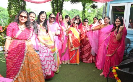 चार्टर्ड अकाउंटेंट्स की महिलाओं ने धूमधाम से मनाया तीज महो