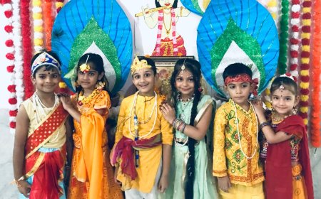 दून एकेडमी जन्माष्टमी पर्व मनाया