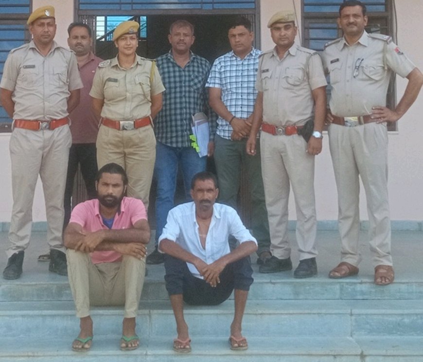 करौली जिले में सदर थाना पुलिस की कार्रवाई