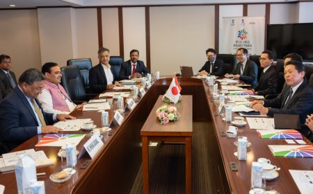 मुख्यमंत्री ने जापान सरकार के मंत्रियों से मुलाकात की