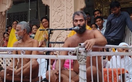 भगवान पार्श्वनाथ एवं शांतिनाथ के सामुहिक कलशाभिषेक में उमड़ा जनसैलाब