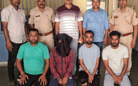 घर में घुसकर रंजिशवश फायरिंग मामले में चार आरोपी गिरफ्तार