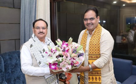 मुख्यमंत्री भजन लाल शर्मा की केन्द्रीय मंत्रियों से भेंट