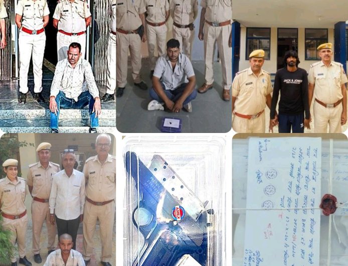 अवैध हथियार एवं फायरिंग के मामले में बड़ी कार्रवाई