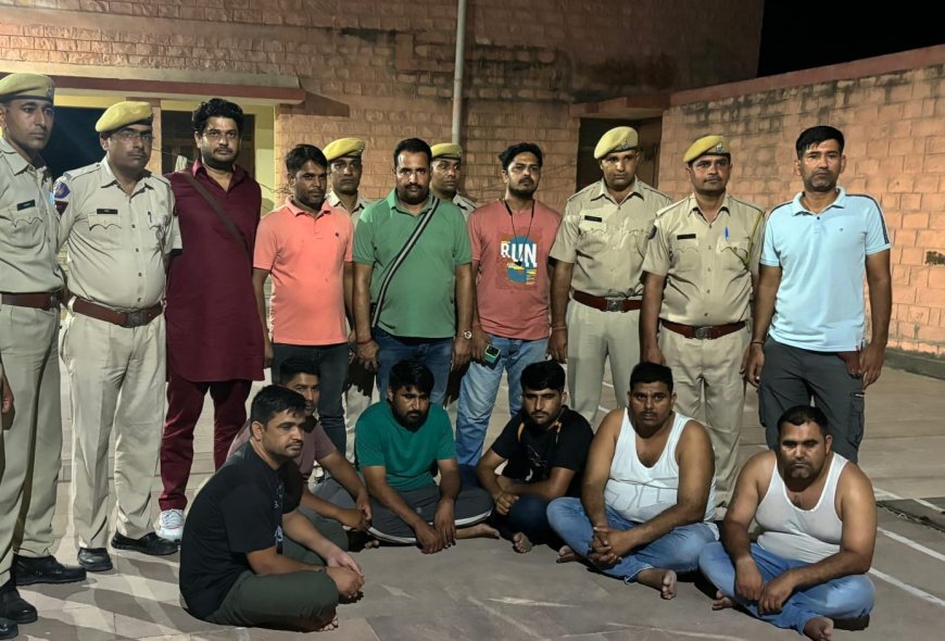 एंटी गैंगस्टर टास्क फोर्स पुलिस मुख्यालय की जोधपुर कमिश्नरेट में बड़ी कार्रवाई