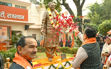 अटल जी तर्कसंगत और प्रमाणिकता के आधार पर देते थे वक्तव्य विपक्ष भी मानता था लौहाः- सीएम भजनलाल शर्मा