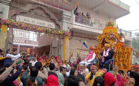 महामुनि सुदर्शन स्वामी के निर्वाणोत्सव पर निकाली भव्य शोभायात्रा