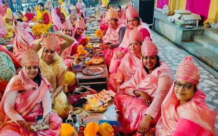 16 दिवसीय भक्तामर महामण्डल अनुष्ठान में उमड़े श्रद्धालु