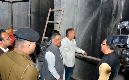 एसएमएस अस्पताल के आयुष्मान टॉवर में आग की घटना