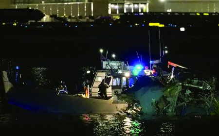 अमेरिका की राजधानी वॉशिंगटन में प्लेन-हेलिकॉप्टर क्रैश