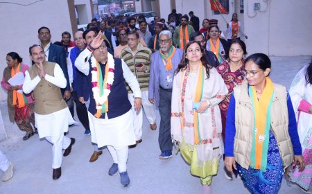 राठौड़ ने दिल्ली भाजपा प्रत्याशी के समर्थन में किया प्रचार—प्रसार