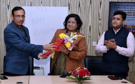 सूचना एवं जनसंपर्क विभाग की अतिरिक्त निदेशक को सेवानिवृति पर भावभीनी विदाई