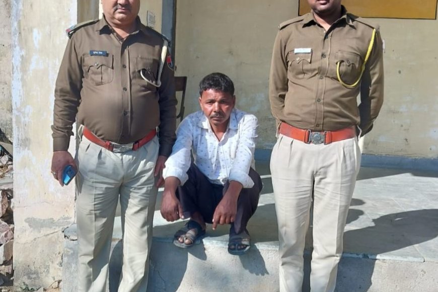 53 अवैध देशी शराब के साथ एक गिरफ्तार