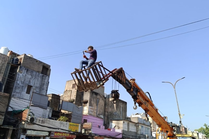स्मार्ट सिटी के लिए अनाधिकृत केबल हटाए