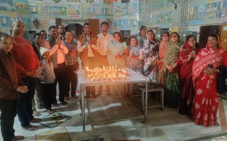 संगीतमय णमोकार महामंत्र एवं भक्तामर स्तोत्र पाठ का आयोजन हुआ